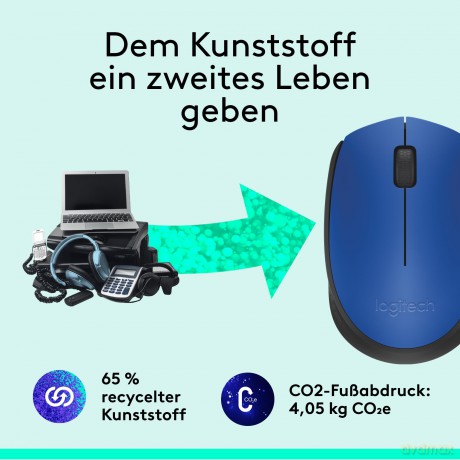 M171 Blue Mysz Bezprzewodowa 910-004640