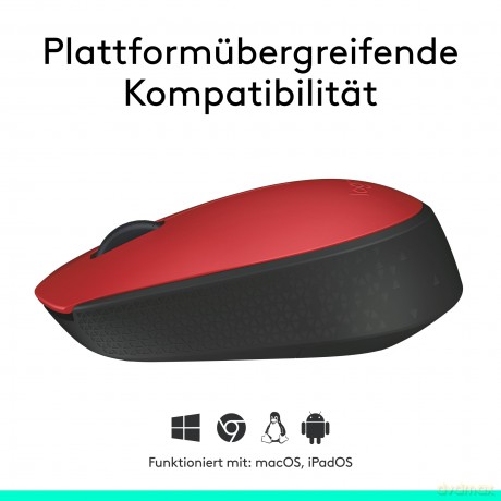 M171 Red Mysz Bezprzewodowa 910-004641