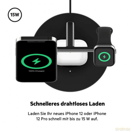 MagSafe 3-1 Wireless Charger Black