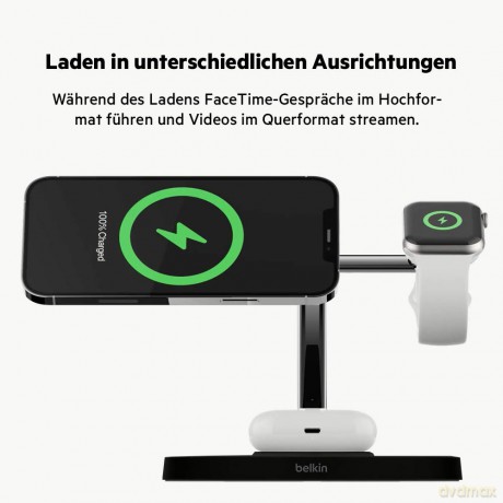 MagSafe 3-1 Wireless Charger Black