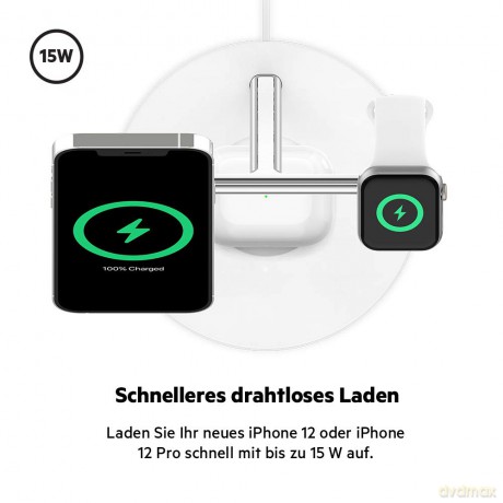 MagSafe 3-1 Wireless Charger White