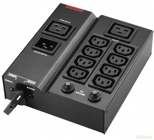 Maintenance Bypass Switch dla UPS IEC do 1-3kVA 8x IEC C13, 1x IEC C19