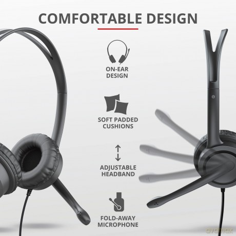 Mauro USB Headset - black