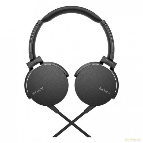 MDR-XB550APB czarne, mikrofon