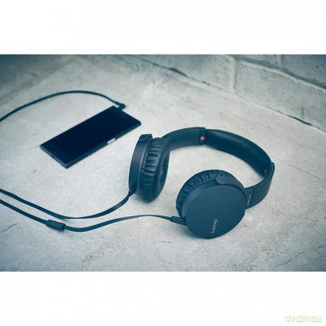 MDR-XB550APB czarne, mikrofon