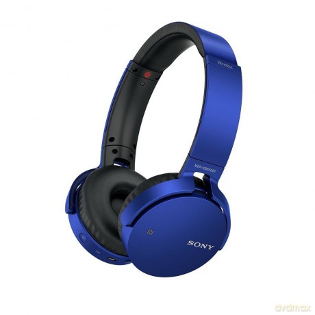 MDR-XB550APL niebieskie, mikrofon