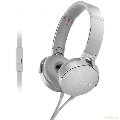 MDR-XB550APW białe mikrofon
