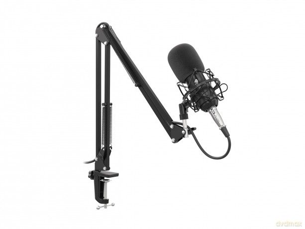 Mikrofon Genesis Radium 300 studyjny XLR ramię Pop-filtr