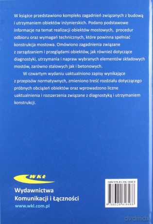 Budowa i utrzymanie mostów. Wymagania technicz [KSIĄŻKA]