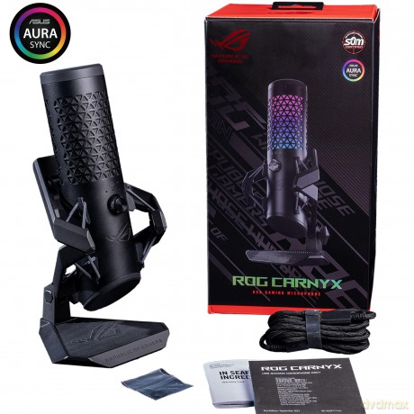 Mikrofon ROG Carnyx BLACK 192kHz/24bit Aura Sync