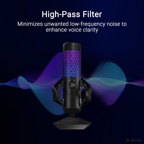 Mikrofon ROG Carnyx BLACK 192kHz/24bit Aura Sync