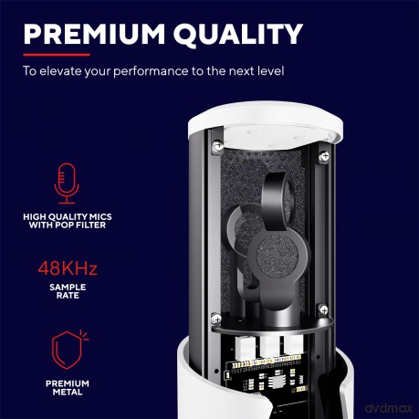 Mikrofon streamingowy GXT 258 W Fyru 4w1 PS5