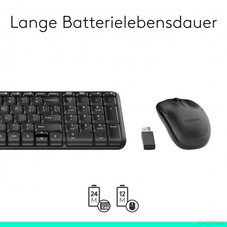 MK220 Bezprzewodowy zestaw klawiatura i mysz 920-003168