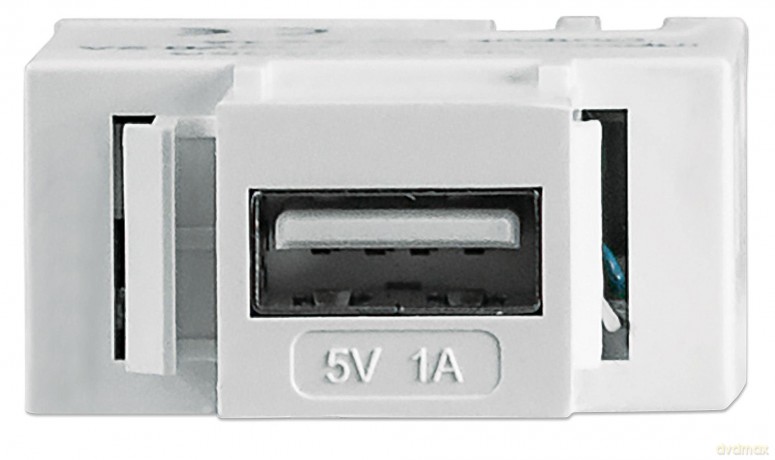 Moduł Keystone Cat5e, UTP RJ45 zaciskany zielony