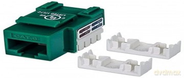 Moduł Keystone Cat6 UTP RJ45 zaciskany zielony
