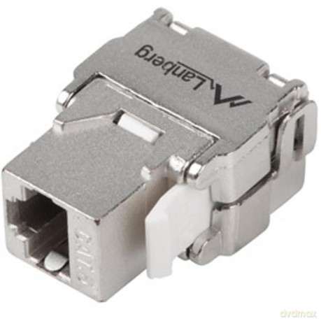 Moduł keystone gniazdo beznarzędziowy RJ45 - LSA FTP kat.6 180 stopni do puszki montażowej
