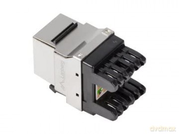 Moduł keystone gniazdo RJ45 - LSA FTP kat.5e 180 stopni do puszki montażowej