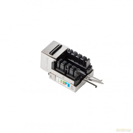 Moduł keystone gniazdo RJ45 - LSA FTP kat.6 90 stopni do puszki montażowej