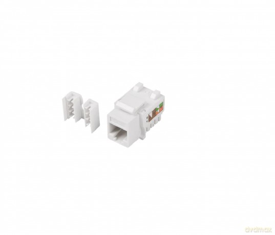 Moduł keystone gniazdo RJ45 - LSA UTP kat.6 90 stopni do puszki montażowej