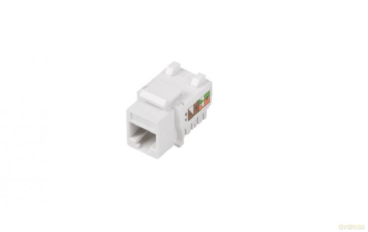 Moduł keystone gniazdo RJ45 - LSA UTP kat.6 90 stopni do puszki montażowej