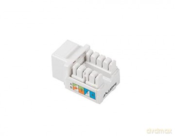 MODUŁ KEYSTONE GNIAZDO RJ45->LSA UTP KAT 5E 90° DO PUSZKI MONTAŻ
