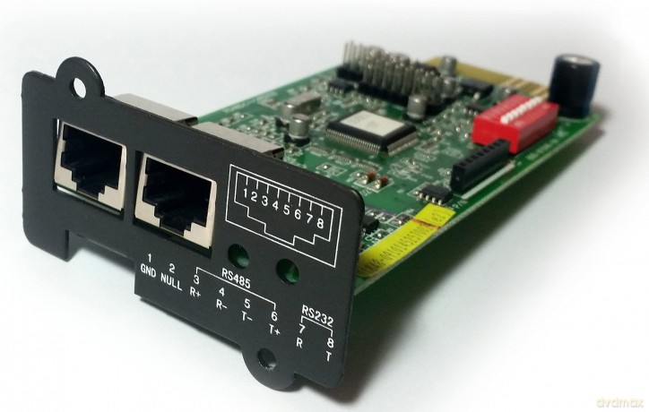 Moduł MODBUS dla UPS serii VFI RT LCD, VFI T LCD, 10/20K TCP/TP 3/1
