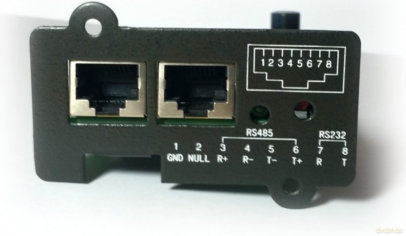 Moduł MODBUS dla UPS serii VFI RT LCD, VFI T LCD, 10/20K TCP/TP 3/1