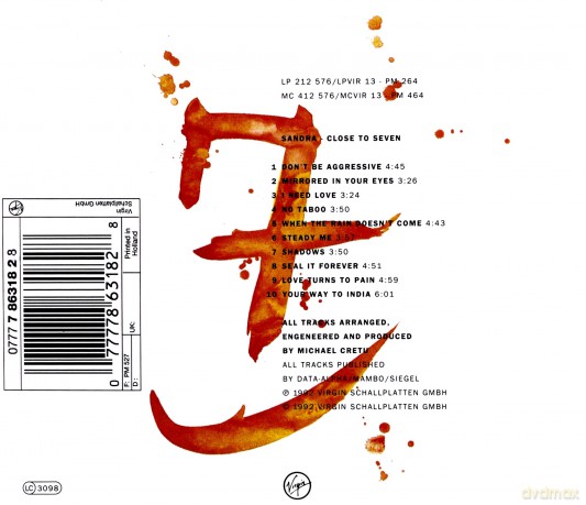 Sandra: Close To Seven [CD]
