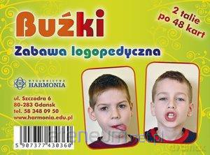 Buźki - zabawa logopedyczna [KSIĄŻKA]