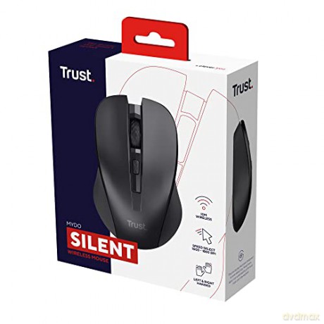 Mydo Silent Click bezprzewodowa mysz czarna