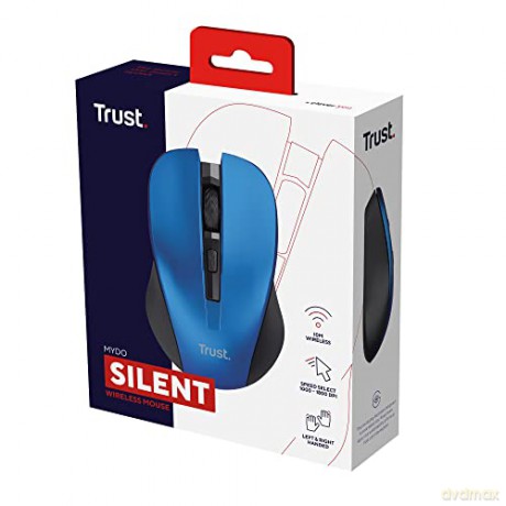 Mydo Silent Click bezprzewodowa mysz niebieska