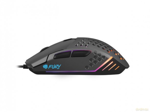 Mysz Battler 6400 DPI dla graczy podświetlenie Czarna