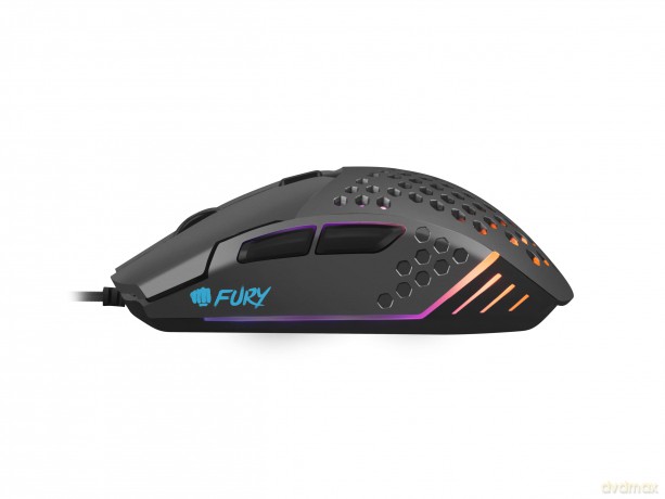 Mysz Battler 6400 DPI dla graczy podświetlenie Czarna
