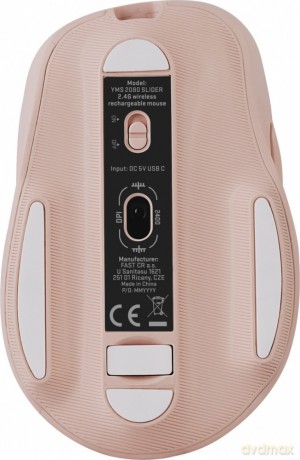 Mysz bezprzewodowa 2,4GHz akumulator 6 przycisków 2400DPI
