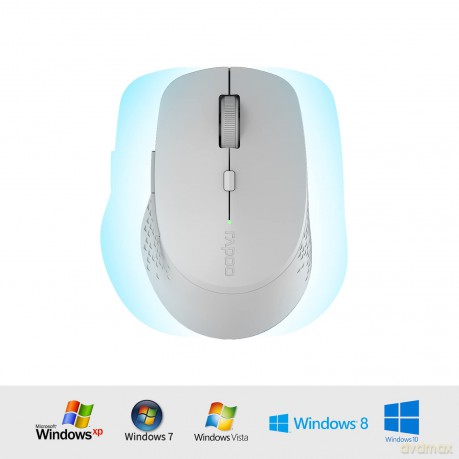 Mysz bezprzewodowa 2.4GHz + BT M300 szara