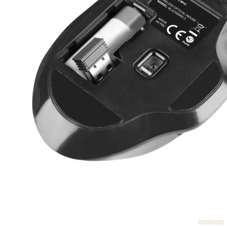 Mysz bezprzewodowa Blackbird 2 1600 DPI z cichym klikiem Czarna