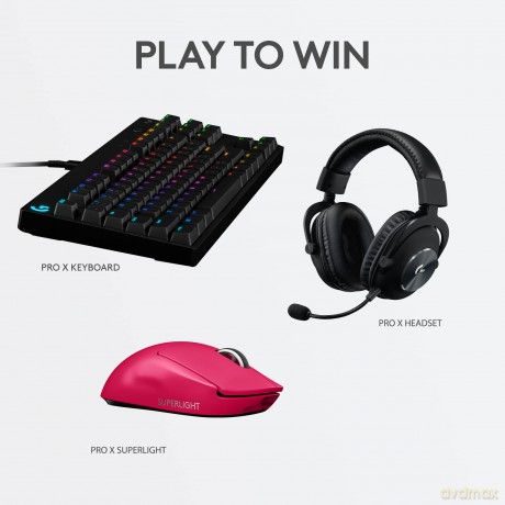 Mysz bezprzewodowa G Pro X Superlight Magenta 910-005956