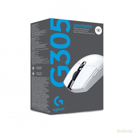 Mysz bezprzewodowa G305 Lightspeed gaming, biała