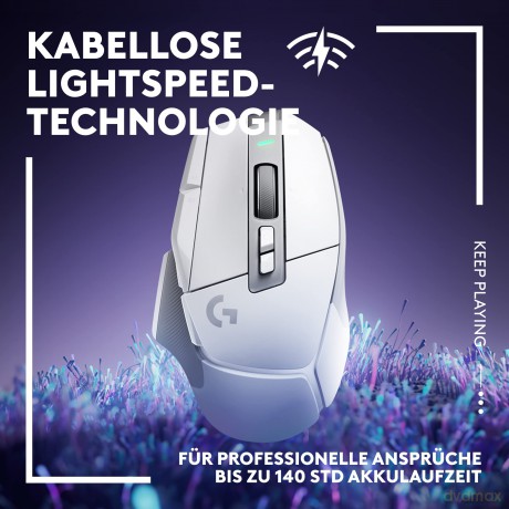 Mysz bezprzewodowa G502 X Lightspeed White 910-006189