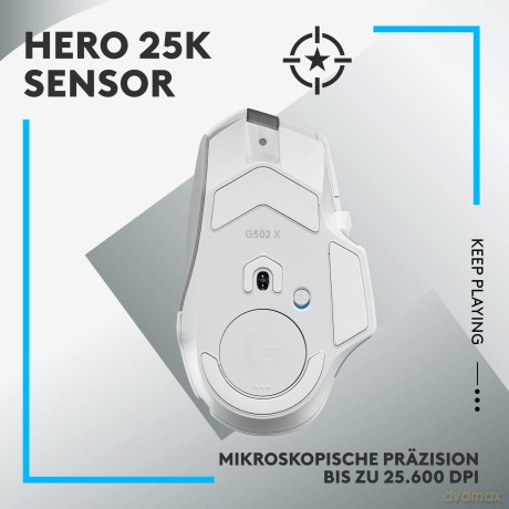 Mysz bezprzewodowa G502 X Lightspeed White 910-006189