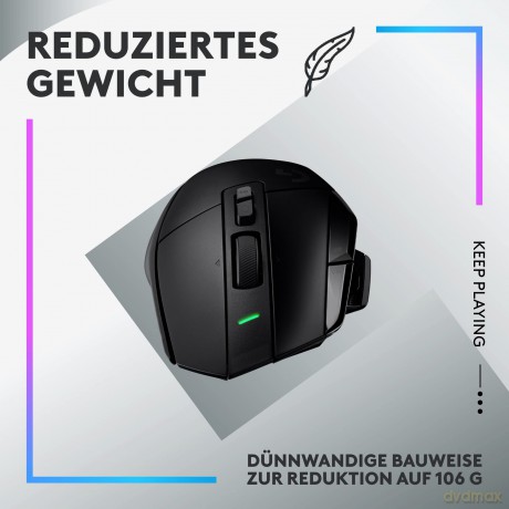 Mysz bezprzewodowa G502 X Plus 910-006162, czarna