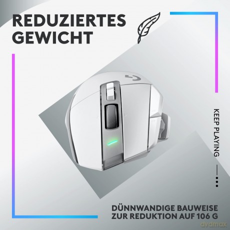 Mysz bezprzewodowa G502 X Plus 910-006171, biała