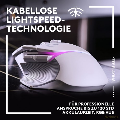 Mysz bezprzewodowa G502 X Plus 910-006171, biała