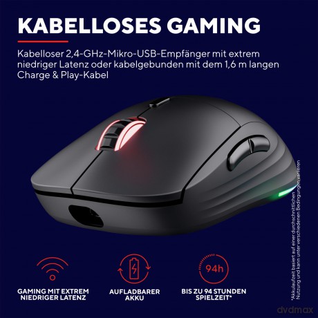 Mysz bezprzewodowa GXT927 REDEX+ High Perf