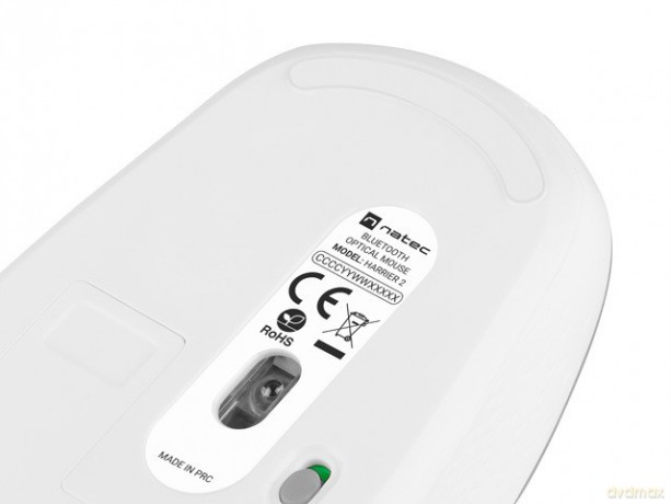 Mysz bezprzewodowa Harrier 2 Bluetooth 5.1 biało-szara