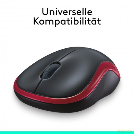 Mysz bezprzewodowa M185 910-002240 Red