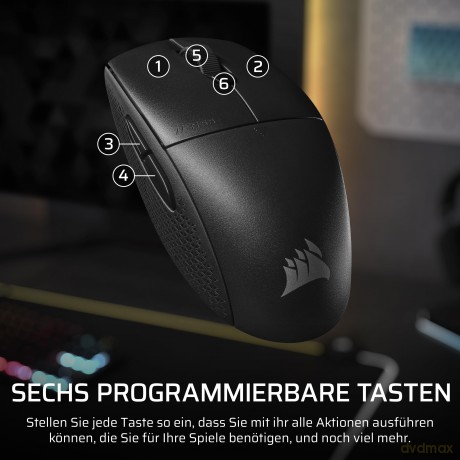 Mysz bezprzewodowa M55 Czarna
