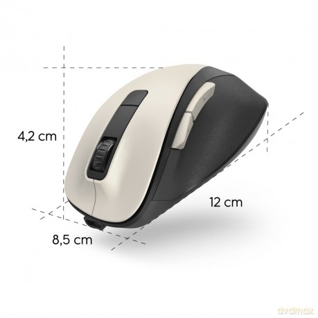 Mysz bezprzewodowa MW-500 V2 Kremowa