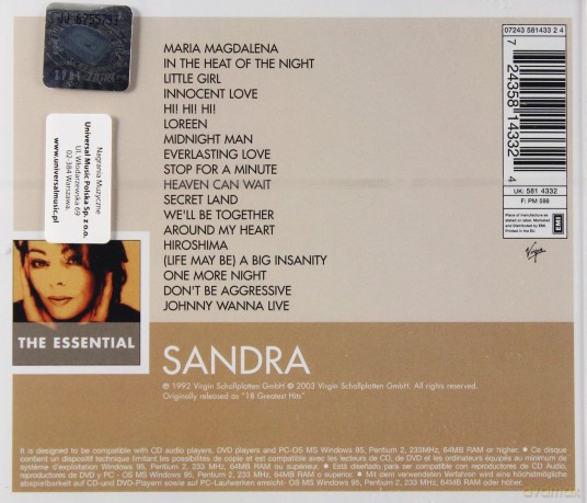 Sandra: The Essential [CD]