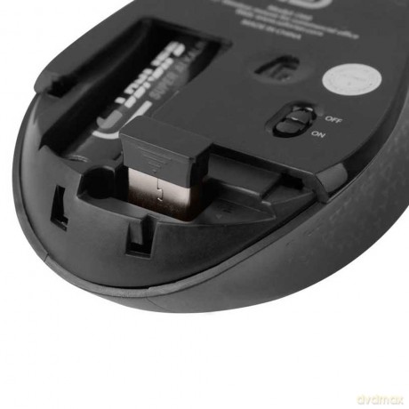 Mysz bezprzewodowa Osprey 1600DPI Bluetooth + 2.4GHz Czarno-szara